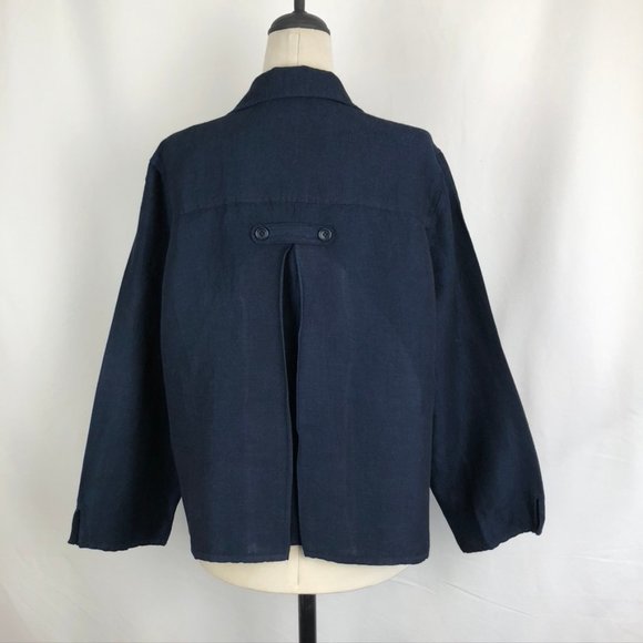 Casual Linen/Rayon Jacket from Talbots - Picture 2 of 8